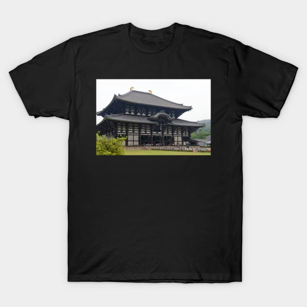 Temple in Nara T-Shirt by Offiinhoki